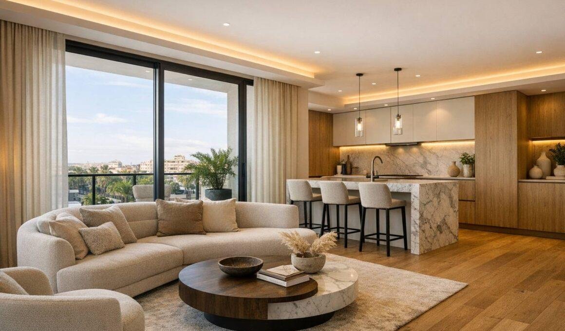 Caddebostan'da Lüks Mutfak ve Salon Dekorasyonu: Modern Tasarım Fikirleri